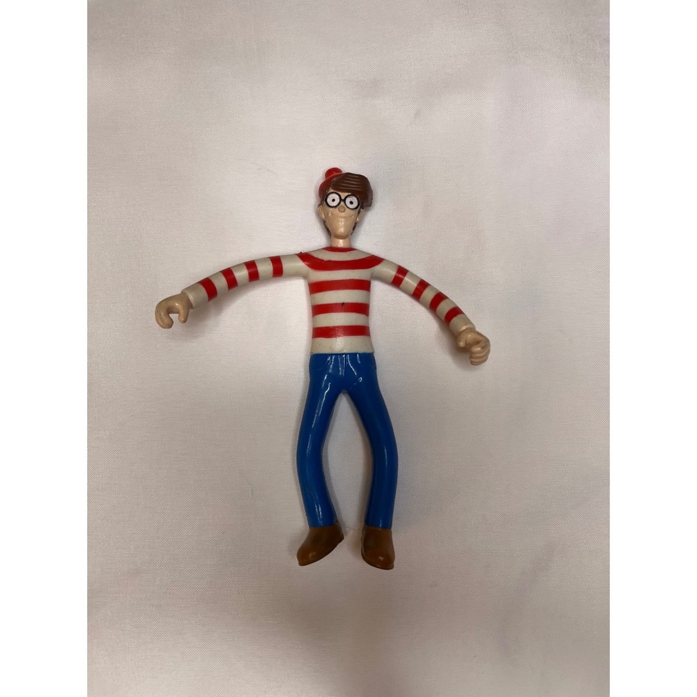 Vintage 1991 Where is Waldo bendable figure